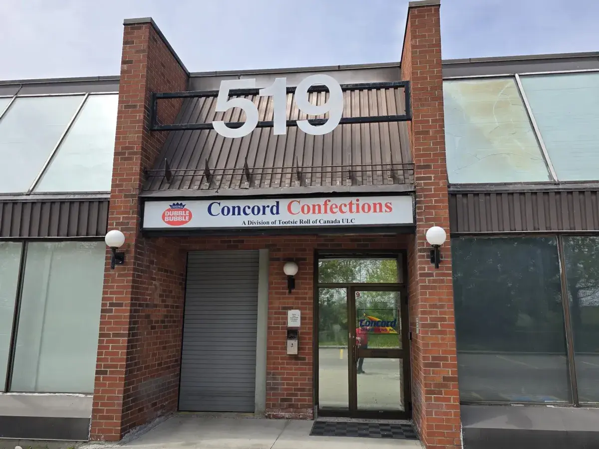 Concord Confections plant entrance
